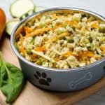 Homemade Dog Food with Vegetable