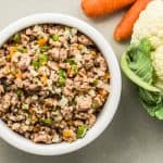 Turkey and Veggie Dog Food